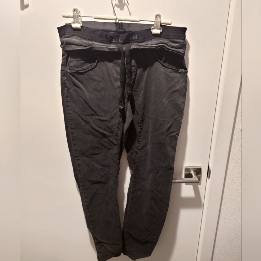 PULLIN Slim Athletic Black Pants
